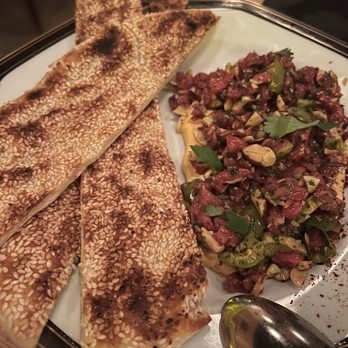 Nancy's Hustle - Lamb tartare - New American Near Me - Houston, Texas Nancy's Hustle - Lamb tartare - New American Near Me - Houston, Texas