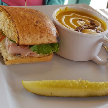 McAlister's Deli - Pick 2: Turkey Cobb and Butternut Squash soup. Soup was GREAT - Delis Near Me - Denton, Texas McAlister's Deli - Pick 2: Turkey Cobb and Butternut Squash soup. Soup was GREAT - Delis Near Me - Denton, Texas