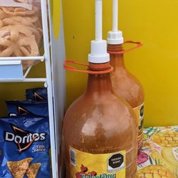 Raspados La Pinita - Make it spicy! Valentina is the best hot sauce for Mexican street foods.