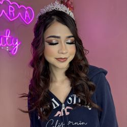Bxtra Beauty - Quinceanera makeup done by the best makeup studio in the inland empire B XTRA BEAUTY TYLER MALL done by pro makeup artist Breanna