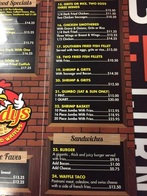 Menu photo 3 Randys Chicken and Waffles Lancaster, CA