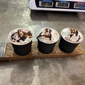 Chocolate Moonshine - Hot chocolate flight - Desserts Near Me - Grove City, Pennsylvania