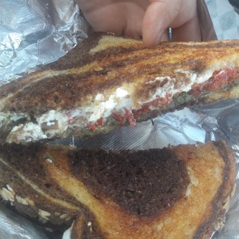 Black Sheep GCB - #1 with goat cheese, caramelized onions, roasted tomatoes and arugula pesto. It was okay. - Sandwiches Near Me - Anaheim, California