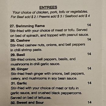 Kinnaree Thai Cuisine - the menu - Thai Near Me - Seattle, Washington Kinnaree Thai Cuisine - the menu - Thai Near Me - Seattle, Washington