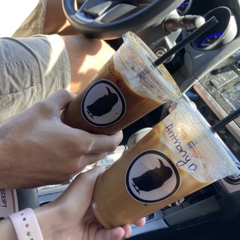 Rook Coffee - New Orleans and vanilla cinnamon coffees both with almond milk! - Coffee & Tea Near Me - Manalapan, New Jersey