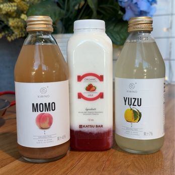 Katsu Bar - Strawberry Milk Kimino Juice - Desserts Near Me - Santa Monica, California