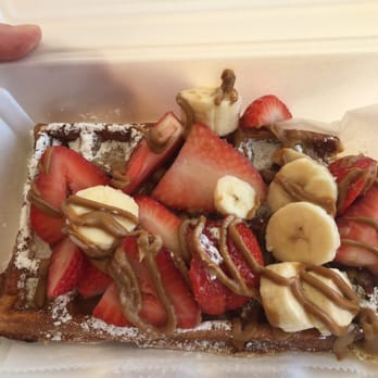 T&J Waffles - Strawberry banana - Breakfast & Brunch Near Me - Laurel, Maryland