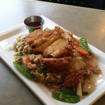 Thai Noodle Bar - Crispy chicken fried rice - Thai Near Me - Quincy, Massachusetts Thai Noodle Bar - Crispy chicken fried rice - Thai Near Me - Quincy, Massachusetts