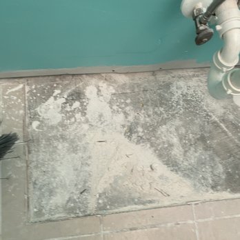 Bucket Bizz Cleaning - Dust on the bathroom floor from sanding walls - Home Cleaning Near Me Bucket Bizz Cleaning - Dust on the bathroom floor from sanding walls - Home Cleaning Near Me