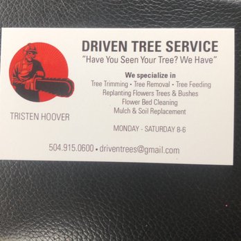 Driven Tree Service - Driven business card - Tree Services Near Me Driven Tree Service - Driven business card - Tree Services Near Me
