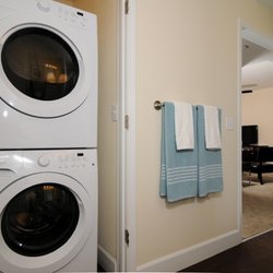 The Oaks at Hackberry - Full Size Stackable Washer & Dryer.