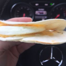 Dunkin' - Egg and cheese wake up wrap, lots of extra wrap there