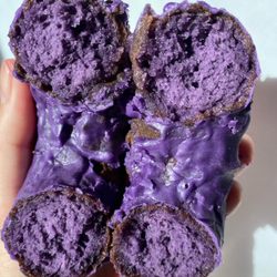 Signature Blooming Buns Ube Cake Doughnuts