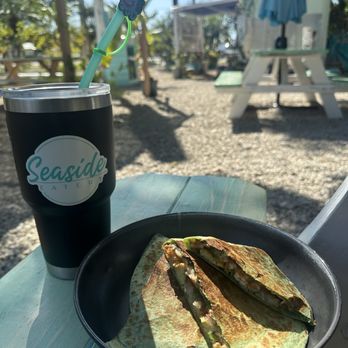 Seaside Eatery - Ordered a b-fast quesadilla and hands down one of the best quesadillas I've ever had, would definitely recommend - Food Trucks Near Me - Key Largo, Florida