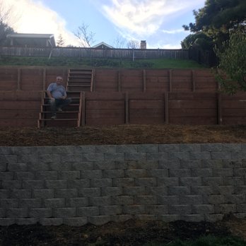 Lopez Landscaping & Pool Services - Hector with the newly terraced back yard. Great work Hector! - Landscaping Near Me Lopez Landscaping & Pool Services - Hector with the newly terraced back yard. Great work Hector! - Landscaping Near Me