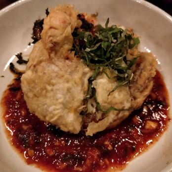 Take31 - Fried soft shell crab over seasoned rice with Marinated raw crab - Korean Near Me - New York, New York