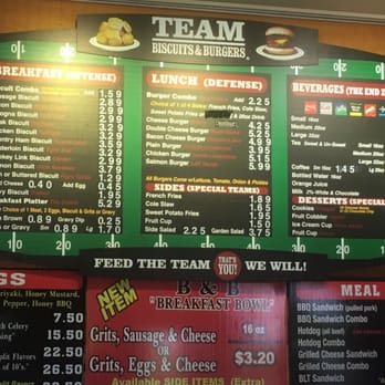 Team Biscuits & Burgers - Menu - Burgers Near Me - Athens, Georgia Team Biscuits & Burgers - Menu - Burgers Near Me - Athens, Georgia