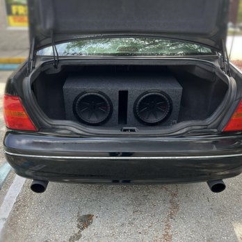 Daddy-O's Discount Stereo - 12" Kicker CompR Subwoofers, Ported Box - Car Stereo Installation Near Me - Jacksonville, Florida Daddy-O's Discount Stereo - 12" Kicker CompR Subwoofers, Ported Box - Car Stereo Installation Near Me - Jacksonville, Florida