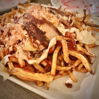 Lanikai Brewing Company - Okonomiyaki Fries - Breweries Near Me - Volcano, Hawaii Lanikai Brewing Company - Okonomiyaki Fries - Breweries Near Me - Volcano, Hawaii