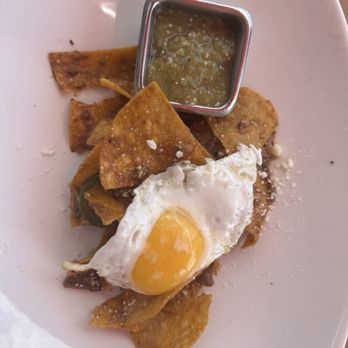 Oxbow Urban Kitchen - Chilaquiles half plate of full order. - Steakhouses Near Me - Sumner, Washington