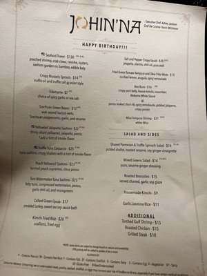 Menu photo 8 Johin'na Birmingham, AL Menu photo 8 Johin'na Birmingham, AL