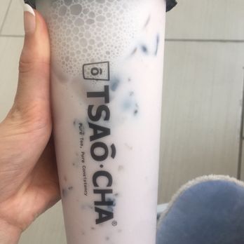 Tsaocha - Blueberry Bubble Milk with Tapioca pearls - Bubble Tea Near Me - Lexington, Kentucky