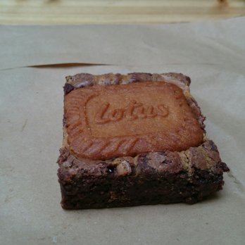 Castlefield Market - A lotus biscuit brownie! It tastes even better than it looks. - Market Stalls Near Me - Manchester, XGM