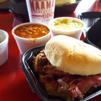 Naaman's BBQ - Rib Sandwhich is definitely worth stopping for - Barbeque Near Me - Texarkana, Texas