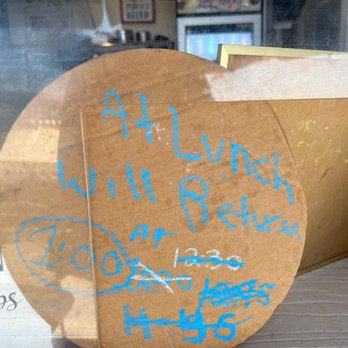 Bistro at the Pier - a sign in the window - Coffee & Tea Near Me - Oceanside, California