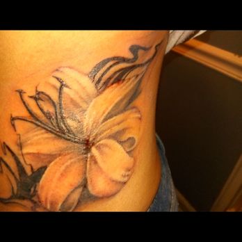 Hard Times Tattoo - My favorite flower. Came out really nice - Tattoo Near Me - Philadelphia, Pennsylvania