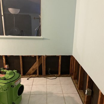 Empire Kitchen & Bath - Bedroom was mold all around the baseboards. Restoration team cleaned out the mold, then George came to finish repairs - Kitchen & Bath Near Me