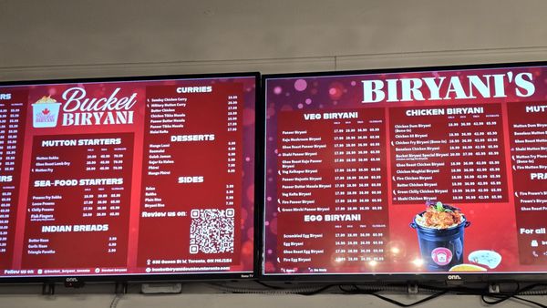 Menu photo 4 Bucket Biryani Toronto, ON