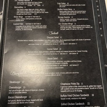 Chophouse 101 - Menu - American Near Me - Kannapolis, North Carolina Chophouse 101 - Menu - American Near Me - Kannapolis, North Carolina