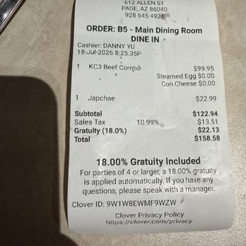 K-BBQ and Tofu House - For two people.. we basically donated to this restaurant.. we didn't even eat the food. We just grilled the meat so they can't re-use it.. - Korean Near Me - Page, Arizona K-BBQ and Tofu House - For two people.. we basically donated to this restaurant.. we didn't even eat the food. We just grilled the meat so they can't re-use it.. - Korean Near Me - Page, Arizona