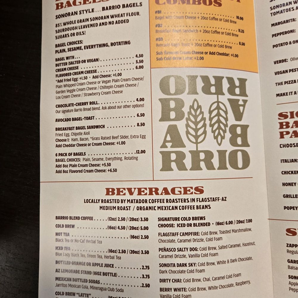 Don Guerra's Barrio Bagel & Slice - 2nd page menu - Pizza Near Me - Gilbert, Arizona Don Guerra's Barrio Bagel & Slice - 2nd page menu - Pizza Near Me - Gilbert, Arizona