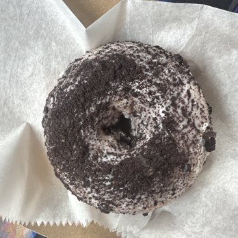 Craft Donuts & Coffee - The picture they have displayed has the cookies and cream donut with chunks of cookie crumble... this isn't it. - Donuts Near Me - Santa Fe, New Mexico Craft Donuts & Coffee - The picture they have displayed has the cookies and cream donut with chunks of cookie crumble... this isn't it. - Donuts Near Me - Santa Fe, New Mexico