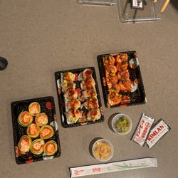 Oishii - Summer roll, 44 Roll, & The Always Delicious Caesar Roll.