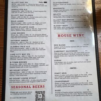 Elliott Bay Brewing - Lake City - Menu - American Near Me - Seattle, Washington Elliott Bay Brewing - Lake City - Menu - American Near Me - Seattle, Washington