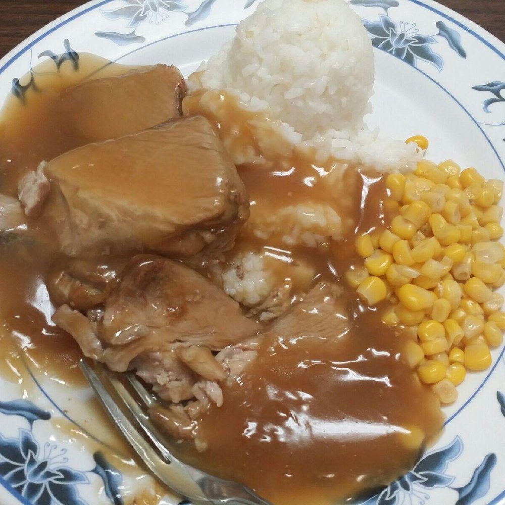 Jack's Inn - Mini roast pork with gravy - Breakfast & Brunch Near Me - Kahului, Hawaii Jack's Inn - Mini roast pork with gravy - Breakfast & Brunch Near Me - Kahului, Hawaii