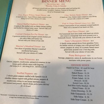 Terry & Maxine's - New American Near Me - Turner, Maine Terry & Maxine's - New American Near Me - Turner, Maine