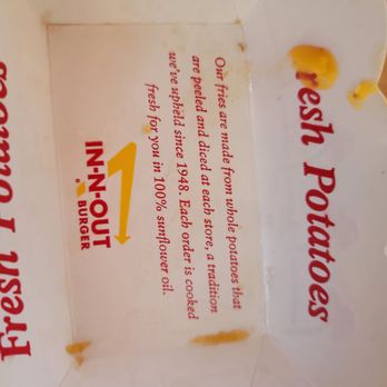 In-N-Out Burger - Not a fan of their French Fries BUT most people love them. To dry for me - Burgers Near Me - Lancaster, Texas In-N-Out Burger - Not a fan of their French Fries BUT most people love them. To dry for me - Burgers Near Me - Lancaster, Texas