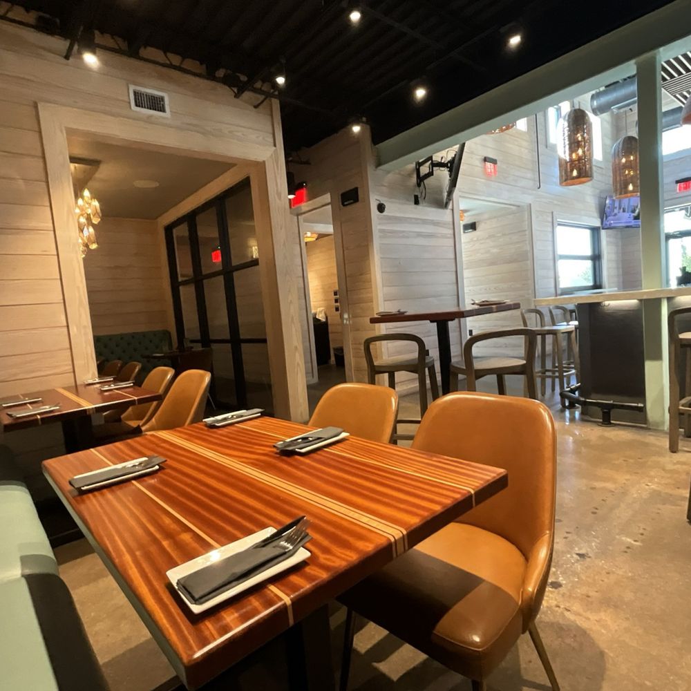 1229 Shine - The restaurant decor and how beautifully decorated the bar area is. - Seafood Near Me - Myrtle Beach, South Carolina