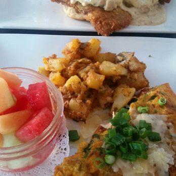 The Attic - The Berkeley and chicken fried steak Benedict - Breakfast & Brunch Near Me - Long Beach, California