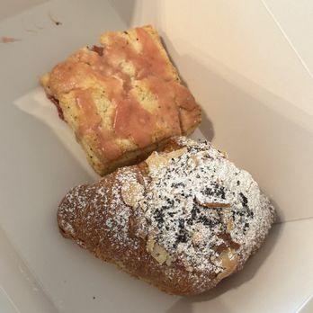 Carlton Bakery - Strawberry rhubarb scone and almond croissant - Bakeries Near Me - Carlton, Oregon Carlton Bakery - Strawberry rhubarb scone and almond croissant - Bakeries Near Me - Carlton, Oregon