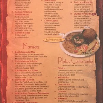 Cinco De Mayo - a menu for a mexican restaurant - Mexican Near Me - Ridgeland, Mississippi