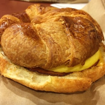 Brioche Doree - Bacon, Egg, and Cheese Croissant - Coffee & Tea Near Me - Atlanta, Georgia Brioche Doree - Bacon, Egg, and Cheese Croissant - Coffee & Tea Near Me - Atlanta, Georgia