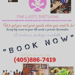 Pink lady's Bartending and Event Cleanup