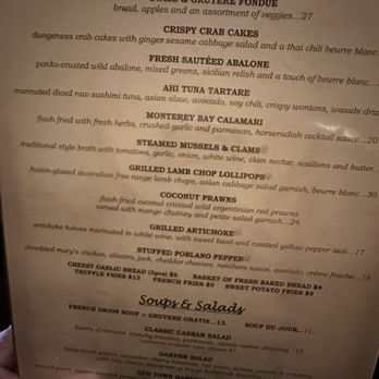 Wine Cellar Restaurant - Appetizer menu - New American Near Me - Los Gatos, California Wine Cellar Restaurant - Appetizer menu - New American Near Me - Los Gatos, California