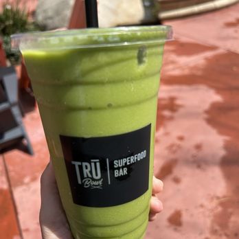 Trū Bowl - Green drink, I don't remember the name but it was tasty and not bitter. - Juice Bars & Smoothies Near Me - Redlands, California Trū Bowl - Green drink, I don't remember the name but it was tasty and not bitter. - Juice Bars & Smoothies Near Me - Redlands, California