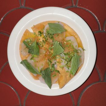 Found Oyster - Scallop Tostada - Seafood Near Me - Los Angeles, California
